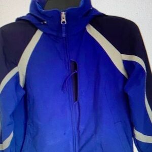 Blue and Black Athletic Jacket